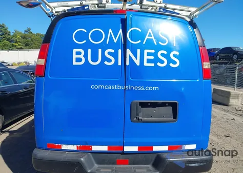 2015 Chevrolet Express 2500 Work Van из США, поврежденный, VIN 1GCWGFCF7F1169136